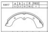 MITSUBISHI A305095 Brake Shoe Set